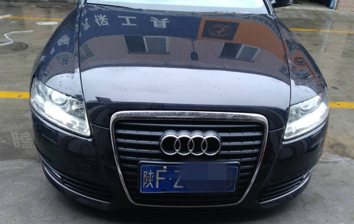 奧迪A8改裝車燈方案